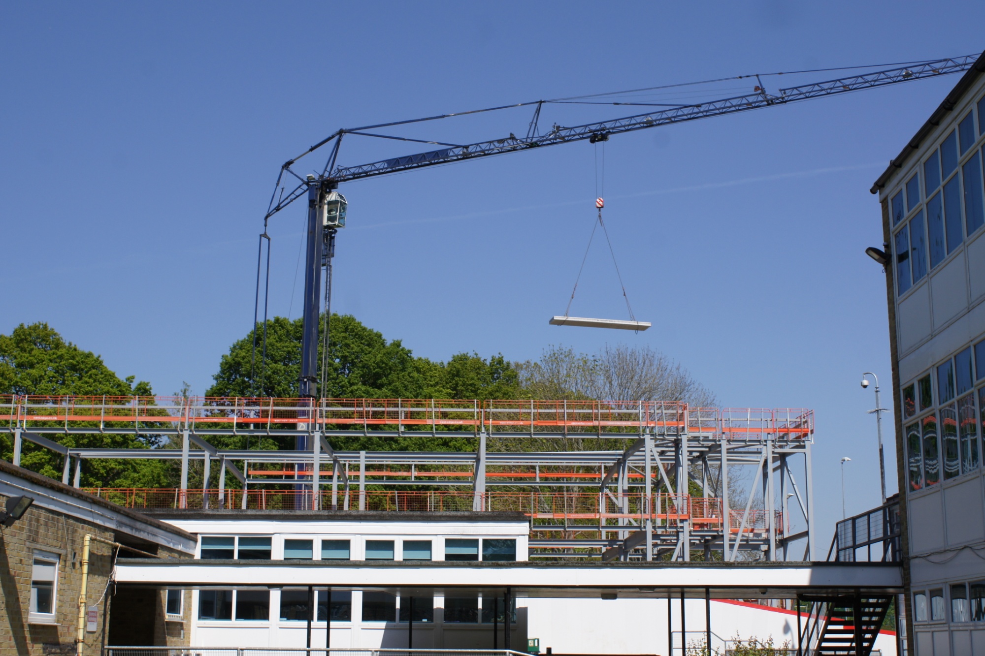 Floor being lowered