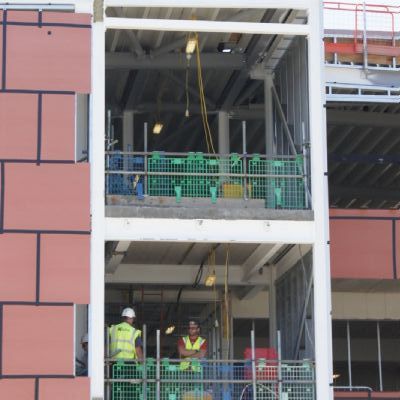 view of stairwell